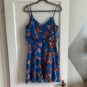 CeCe Blue Floral Mini Dress